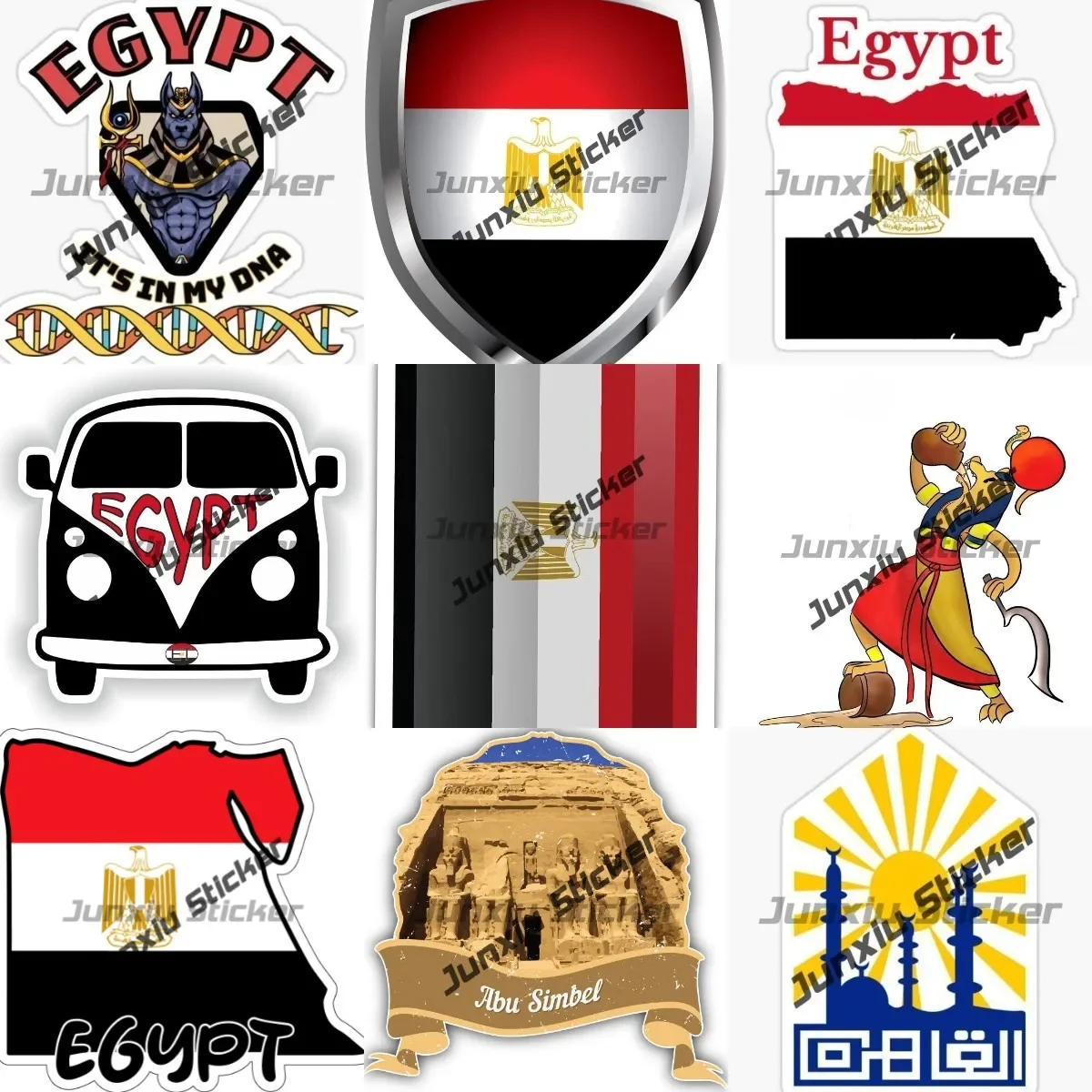 Car Accessories Egypt - Cairo egito emblema adesivo deusa egípcia