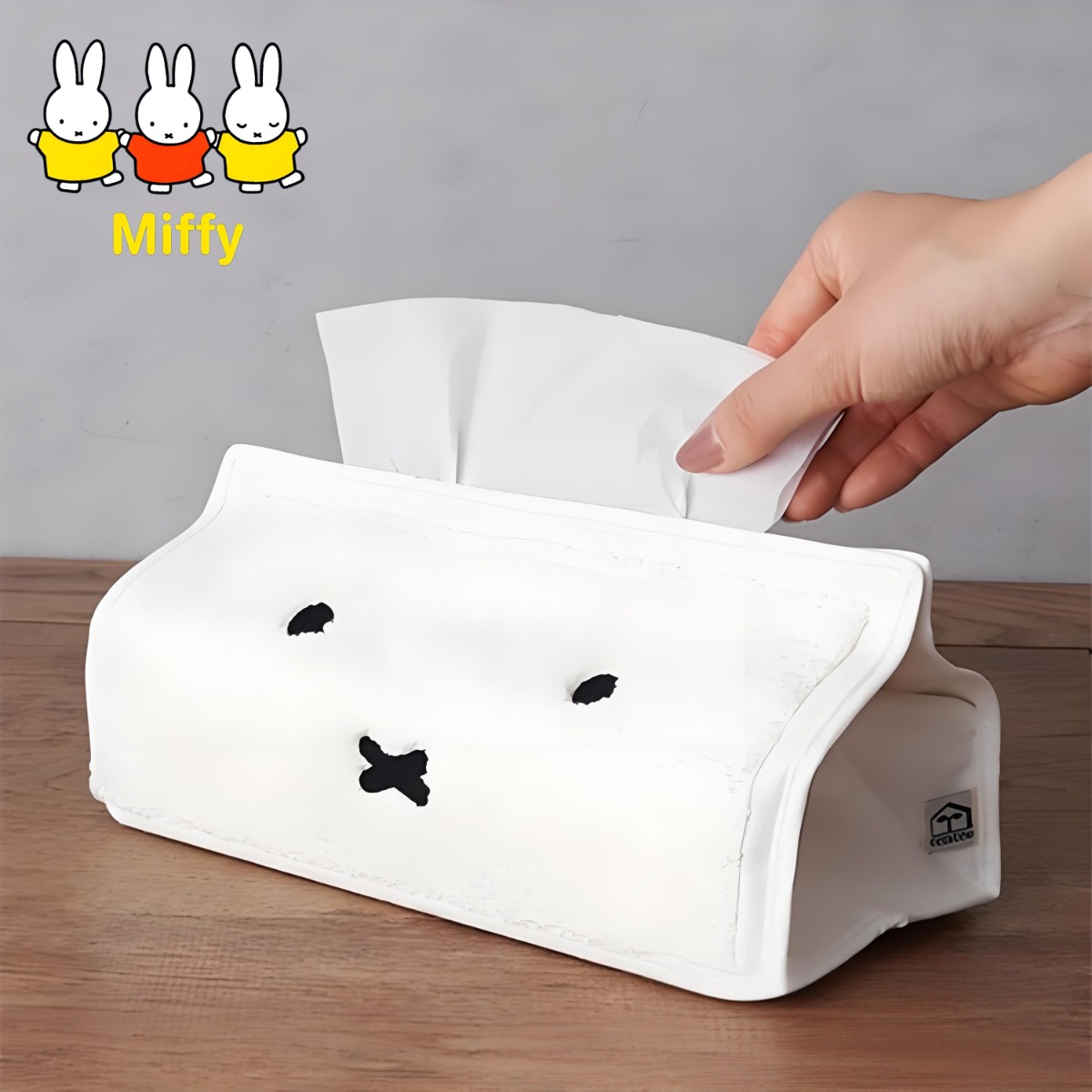 Car Accessories Girl - Kawaii anime miffy coelho caixa de