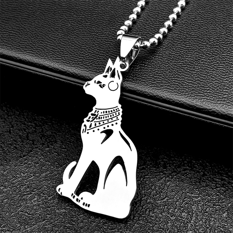 Car Accessories Egypt - Aço inoxidável egito gato bastet carro