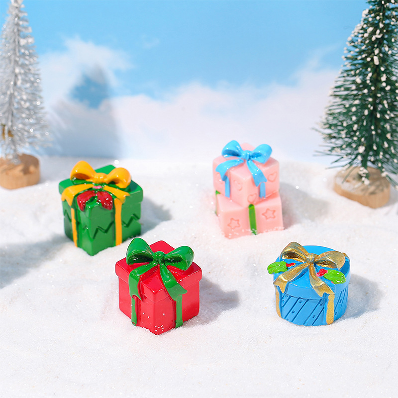 Car Accessories Xmas - 1pc mini caixa de presente de