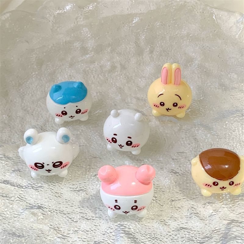 Car Accessories Girl - Conjunto de figuras de resina Chiikawa,