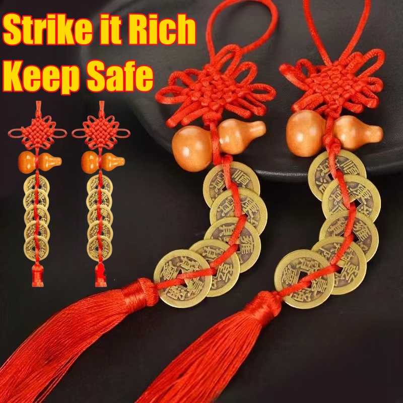 Car Accessories Oman - Moedas chinesas de feng shui com