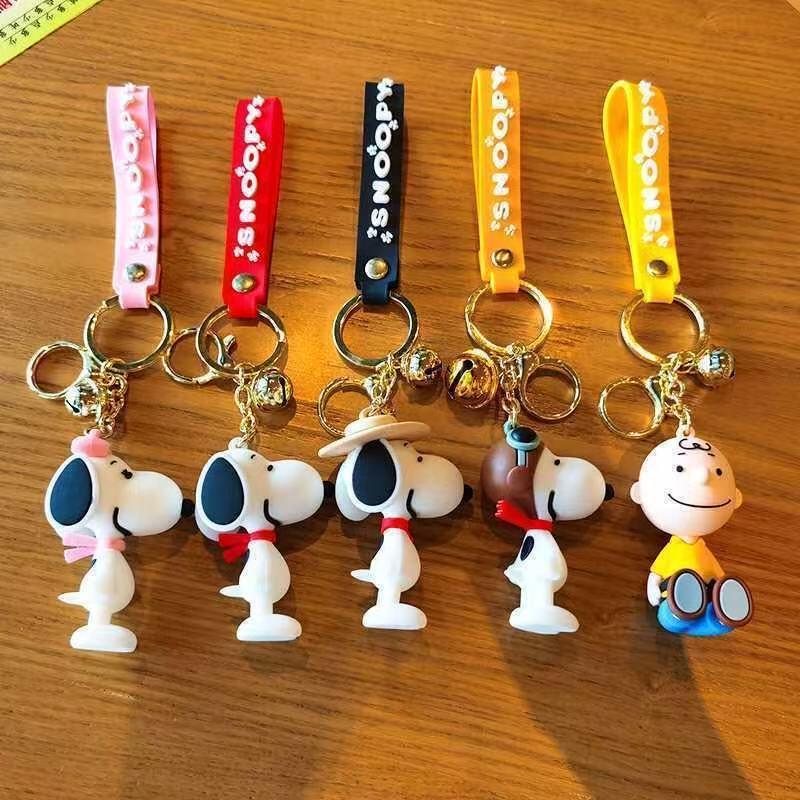 Car Accessories Girl - Chaveiro de Desenho Animado Snoopy, Pingente
