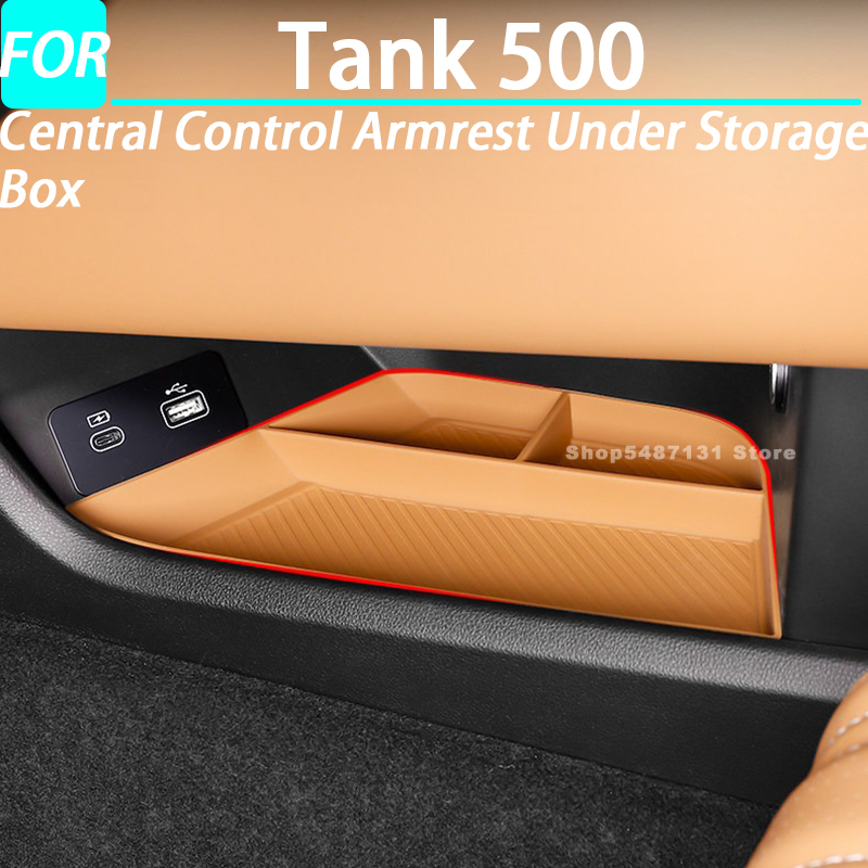 Car Accessories Under 500 - Caixa de Armazenamento Inferior de Silicone