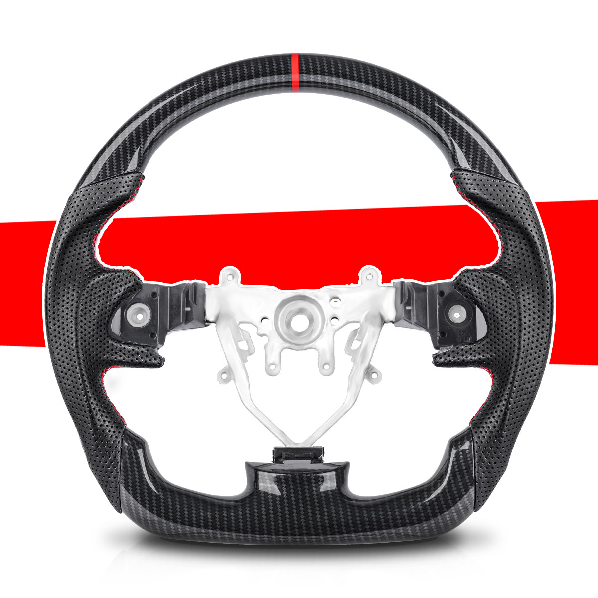 Volante de fibra de carbono pa - Car Accessories Racing avaliação e preço