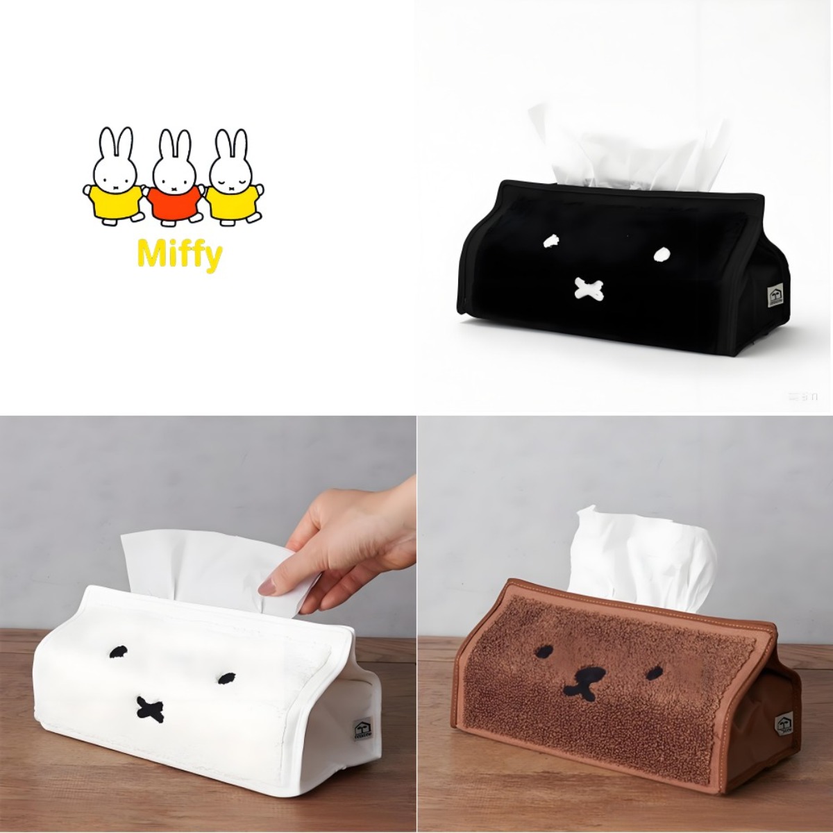 Kawaii anime miffy coelho caix - Car Accessories Girl avaliação e preço