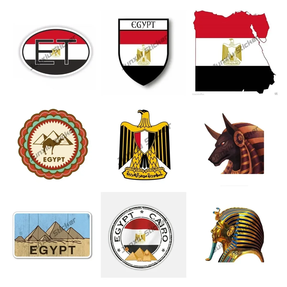Adesivo decalque bandeira do e - Car Accessories Egypt avaliação e preço