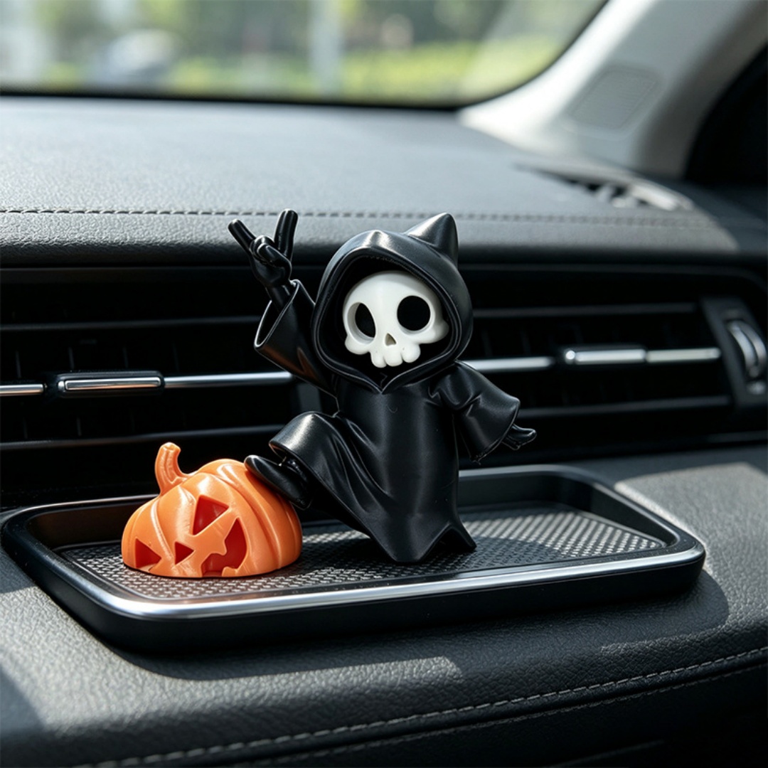 Figurinha de Halloween do Grim - Car Accessories Oman avaliação e preço