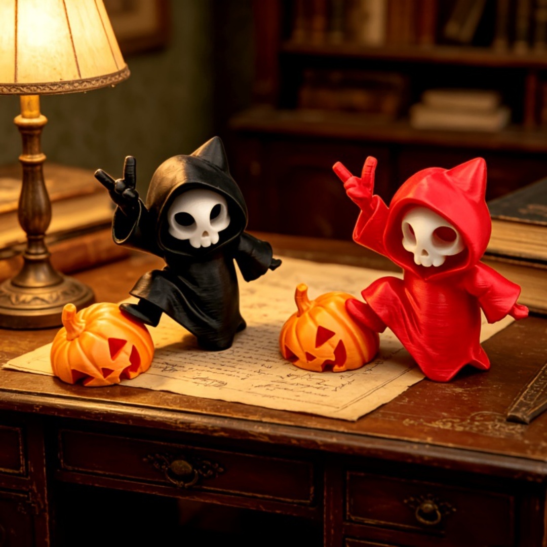 Figurinha de Halloween do Grim - Car Accessories Oman avaliação e preço