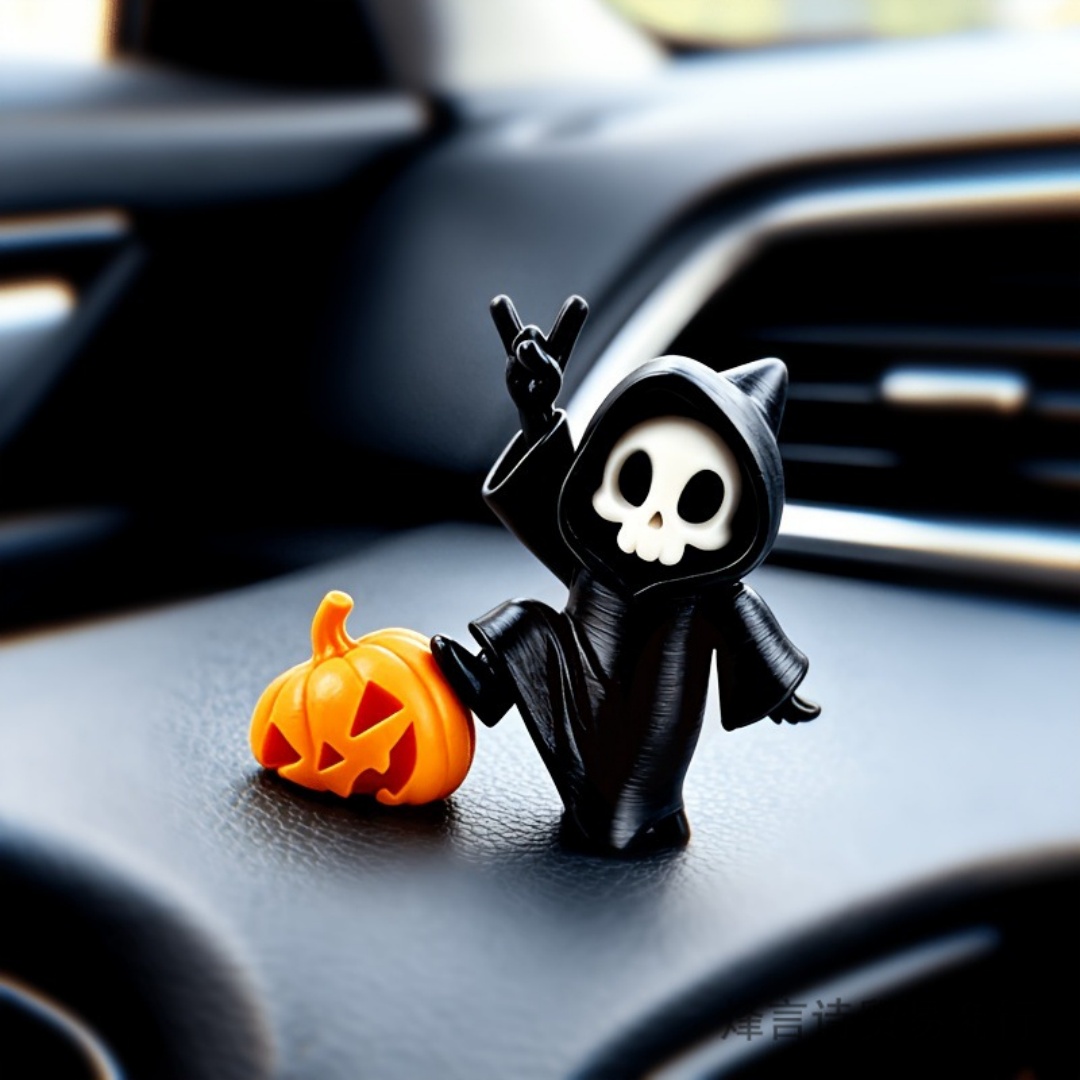 Figurinha de Halloween do Grim - Car Accessories Oman avaliação e preço
