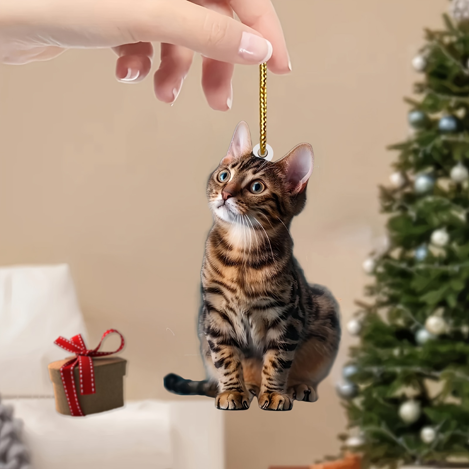 3 pçs 2d gato plano acrílico p - Car Accessories Oman avaliação e preço
