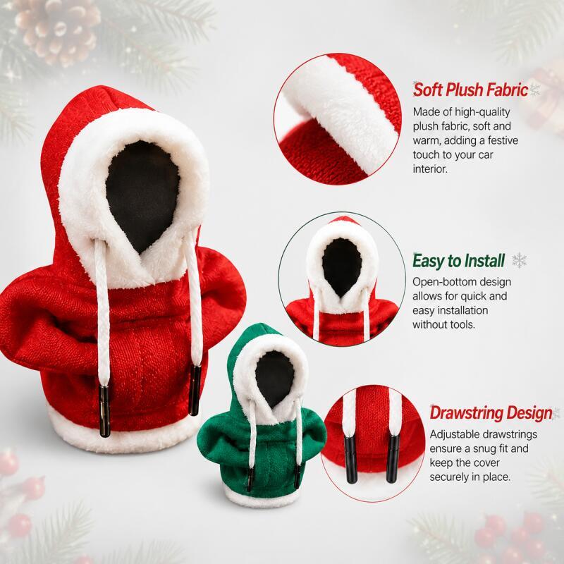 Capa de Câmbio de Carro com Te - Car Accessories Xmas avaliação e preço